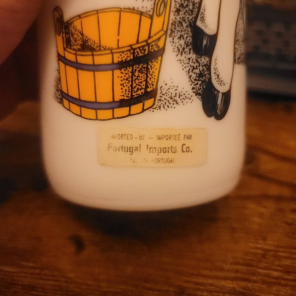 Vintage cute cow milk bottle - Picture 3 of 4